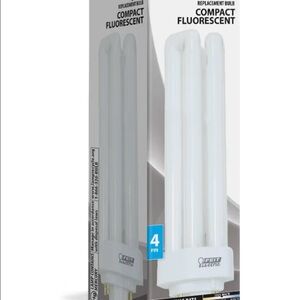 Feit Electric PLT42E/41 42-Watt Fluorescent PL Bulb, White NIB